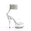 Pleaser - DELIGHT624RS Sandale à bride à la cheville - Transparent Product image
